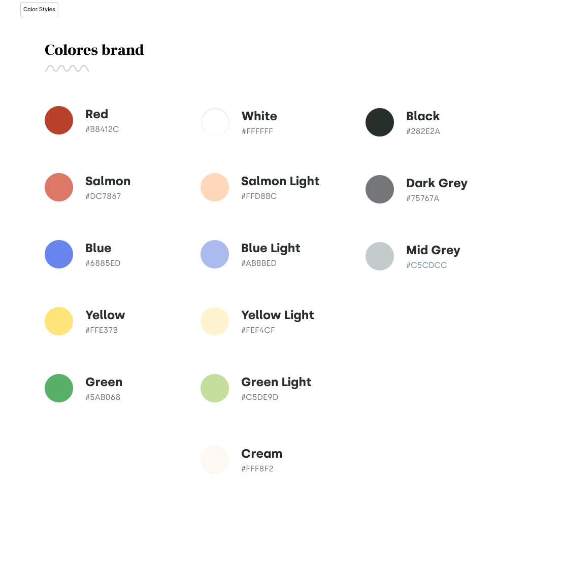 Color Styles