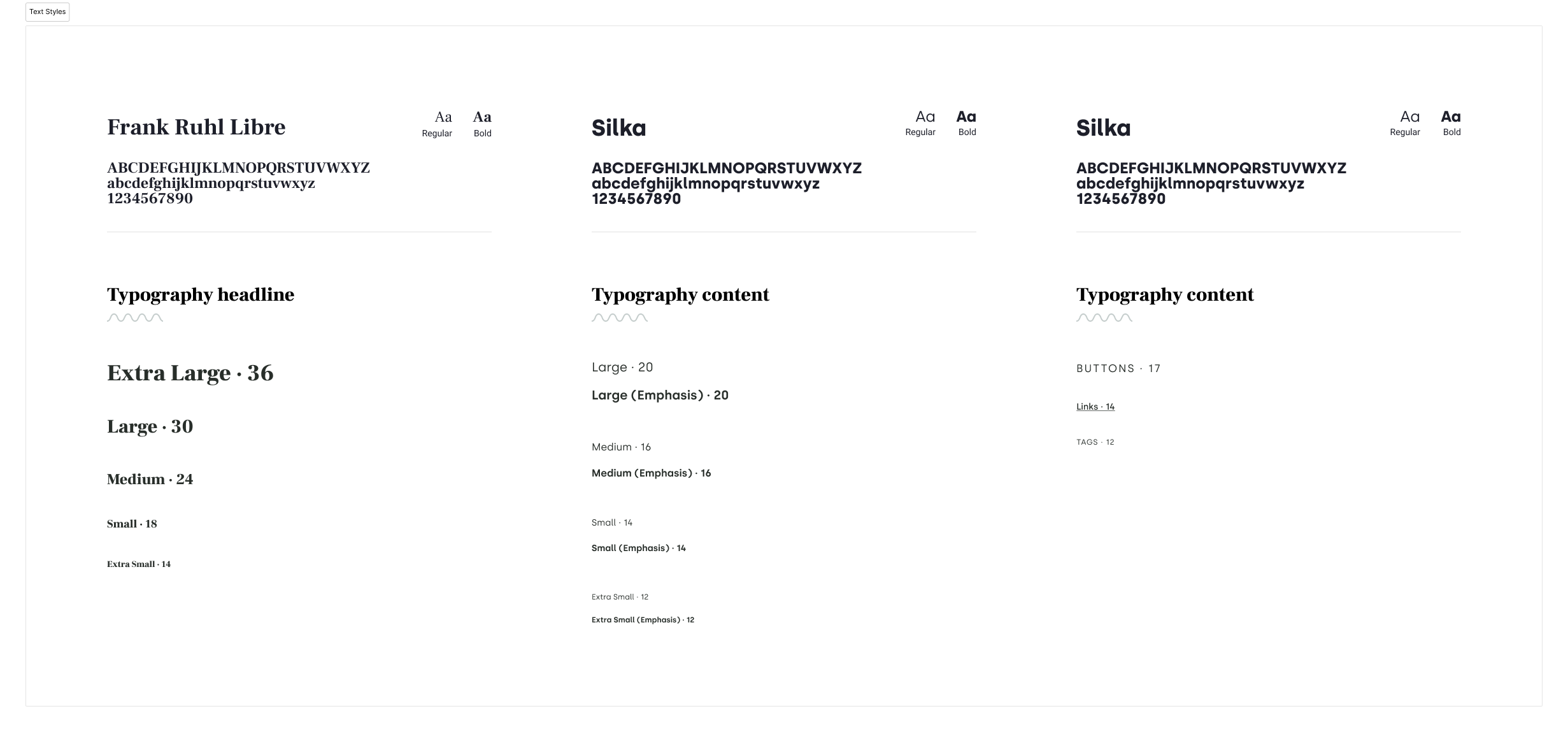 Text Styles