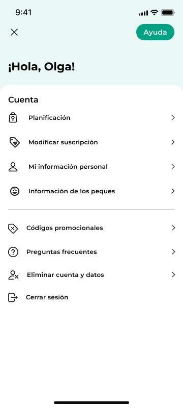 Mi cuenta