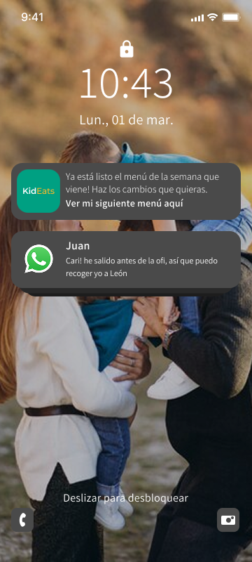 Pantalla de bloqueo